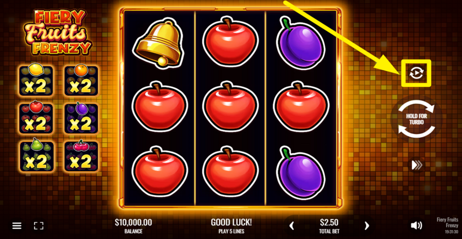 Fiery Fruits Frenzy Autoplay