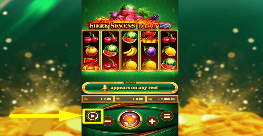 Fiery Sevens Hot 50 Autoplay Feature