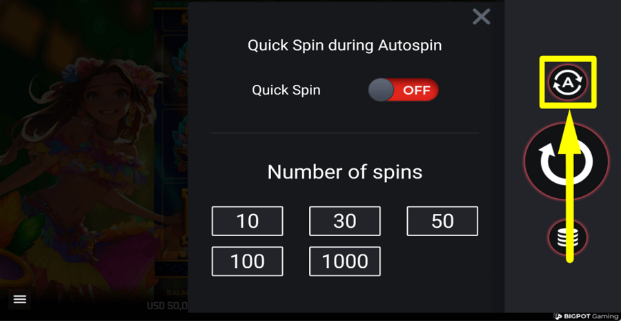 Fiesta Frenzy Autoplay Feature