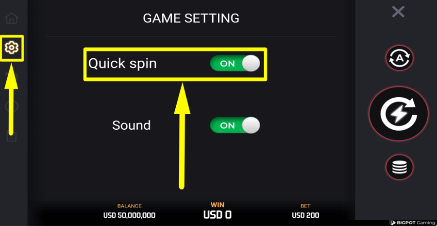 Fiesta Frenzy Quick Spin Feature