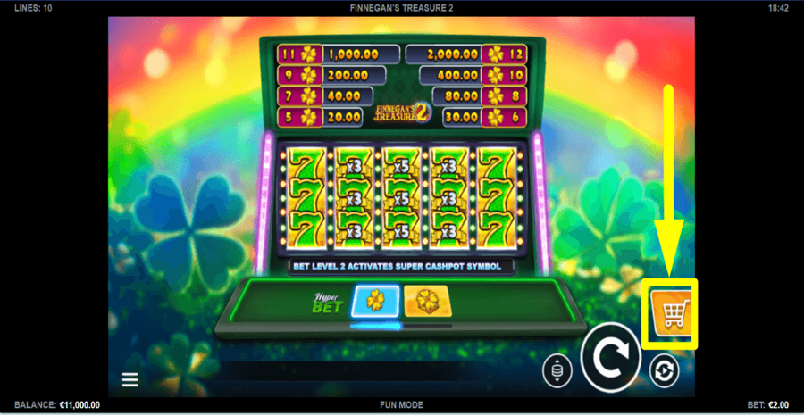 Finnegans Treasure 2 Buy Feature