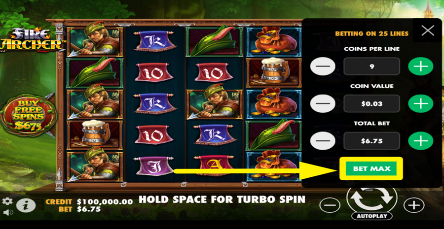 Fire Archer Bet Max