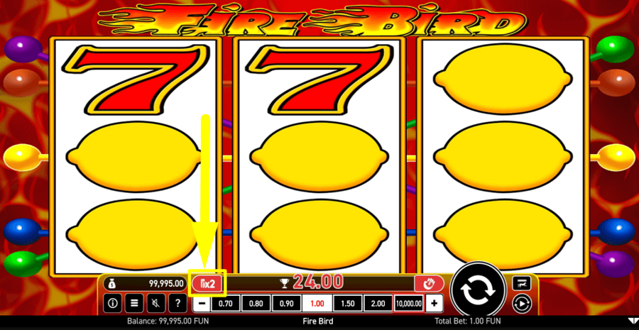 Fire Bird Gamble Feature