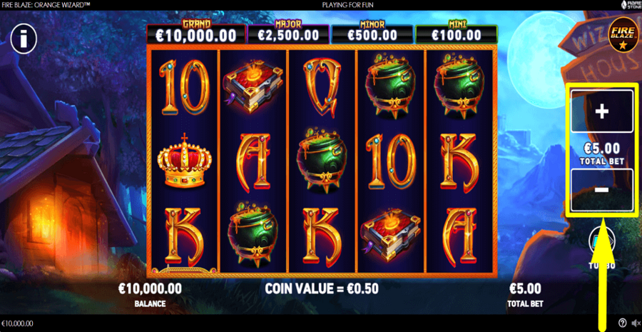 Fire Blaze Orange Wizard Bet Value