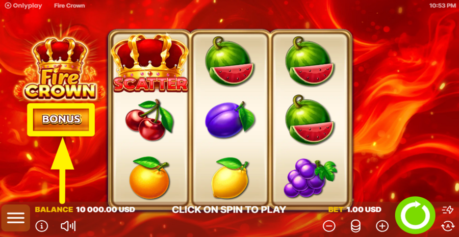 Fire Crown Buy Bonus