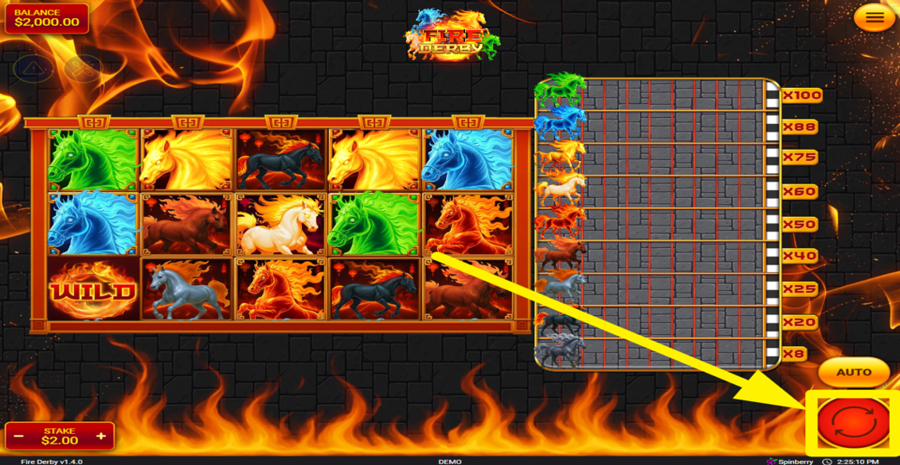 Fire Derby Spin