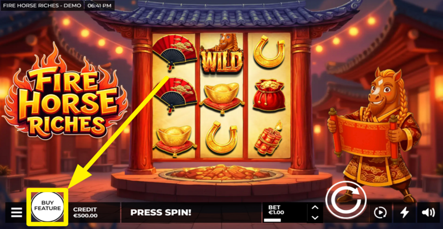 Fire Horse Riches Buy Bonus