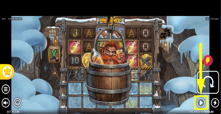 Fire In The Hole 3 Autoplay Feature