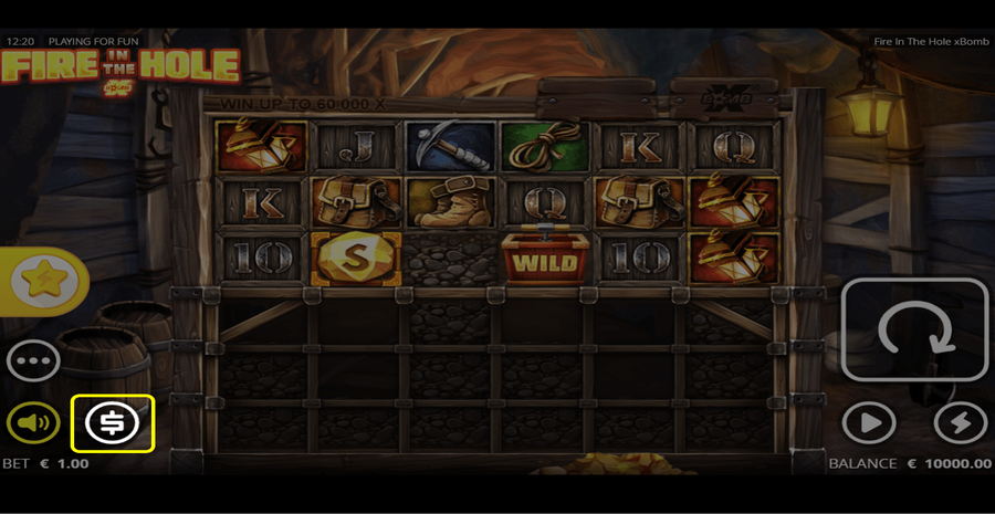 Fire In The Hole Bet Select