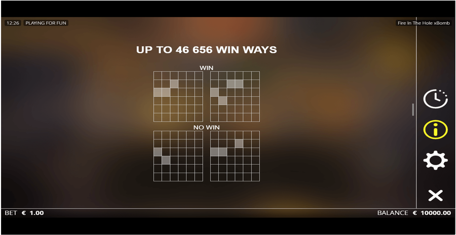 Fire In The Hole Paylines