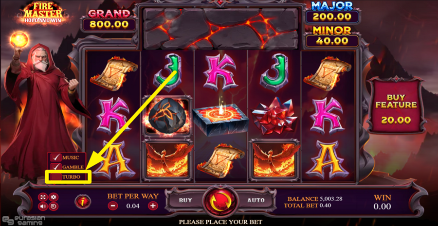 Fire Master Hold And Win Turbo