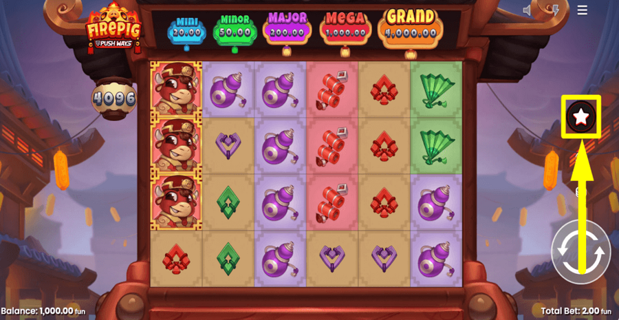 Fire Pig Push Ways Buy Feature