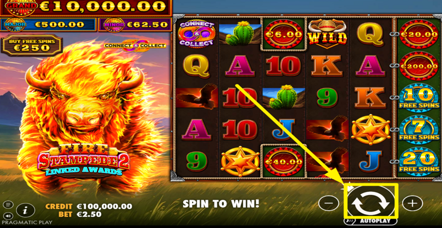 Fire Stampede 2 Spin