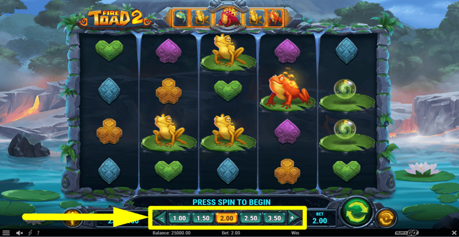 Fire Toad 2 Bet Value