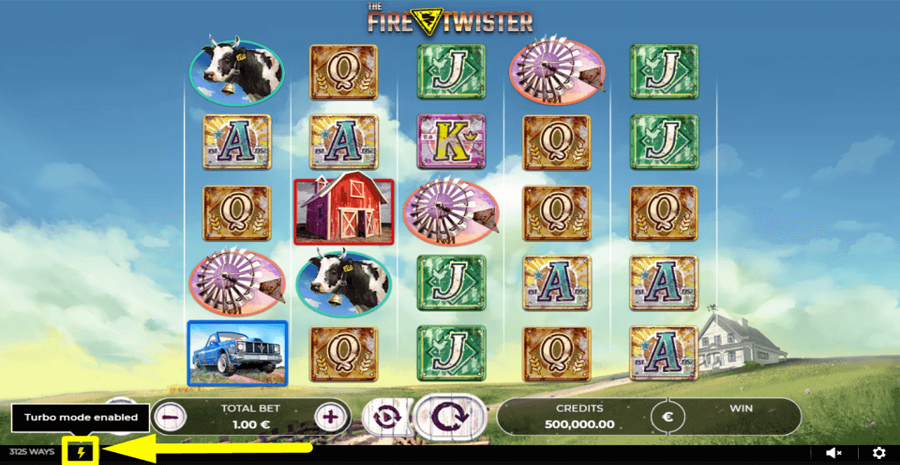 Fire Twister Turbo Feature