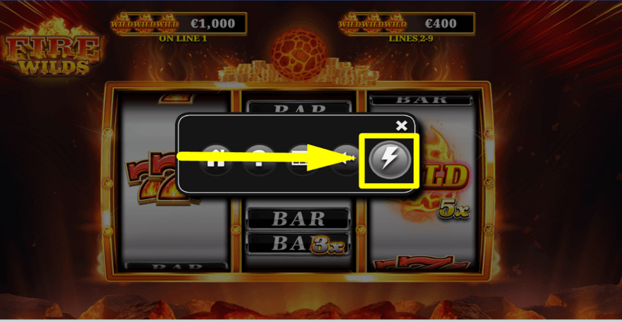 Fire Wilds Turbo Feature