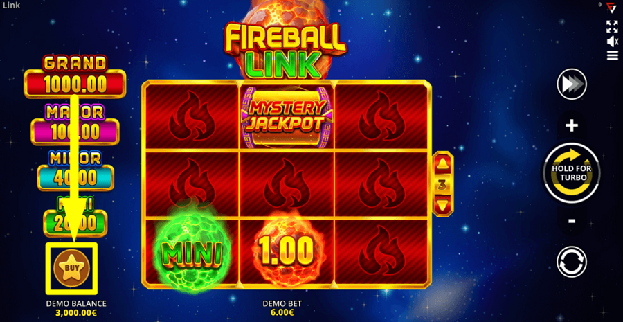 Fireball Link Cash Up Buy Feature
