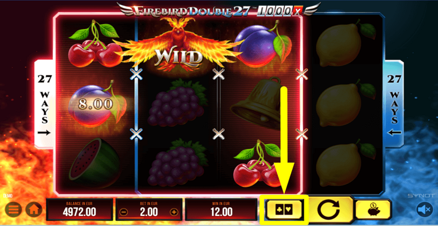 Firebird Double 27 1000x Gamble Feature