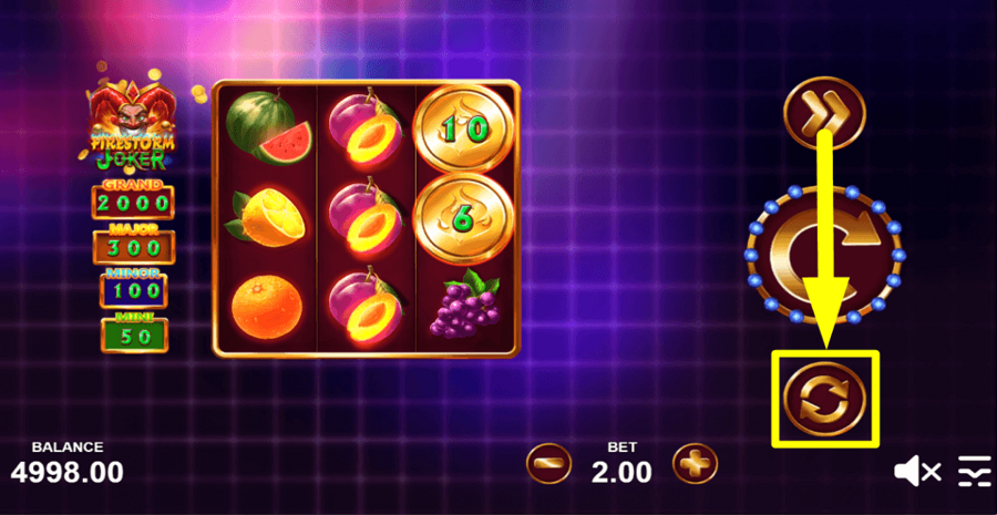 Firestorm Joker Autoplay Feature