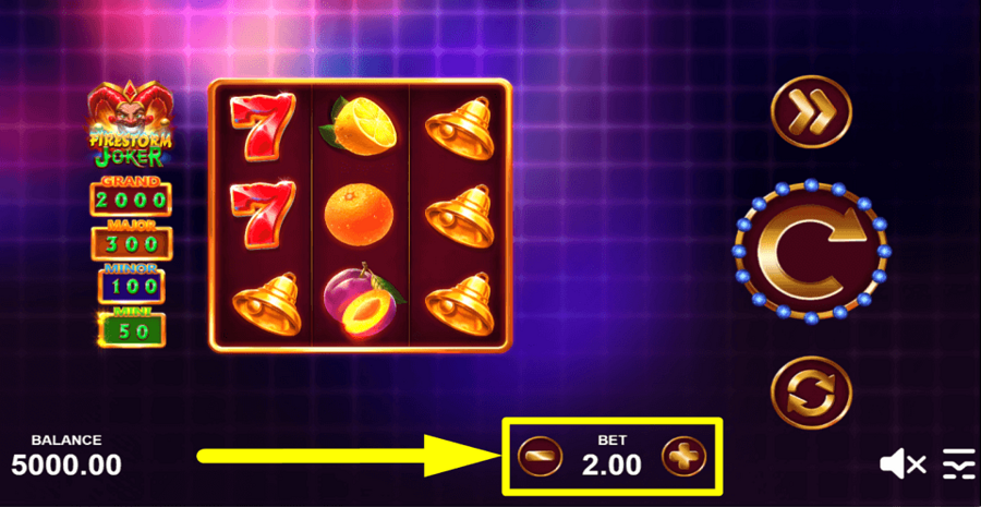 Firestorm Joker Bet Value