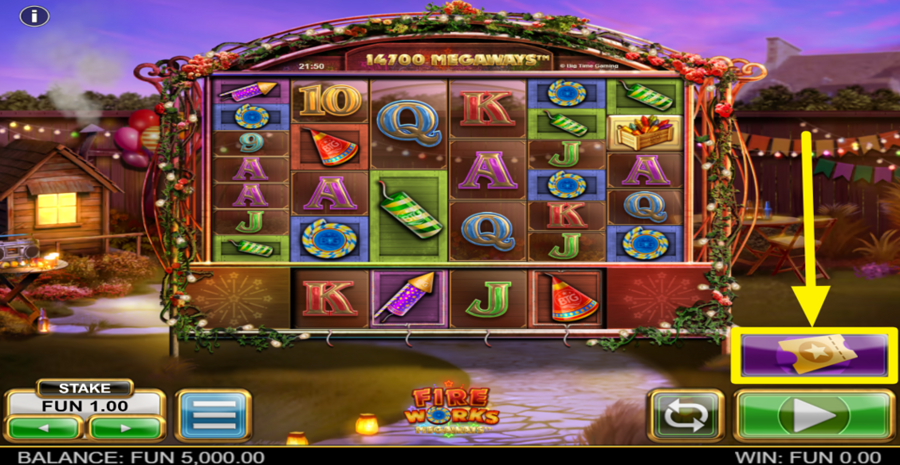 Fireworks Megaways Bonus Buy