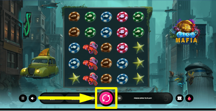 Fish Mafia Spin Button