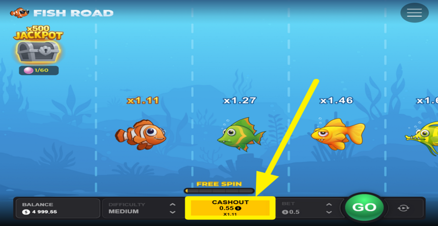 Fish Road Cashout