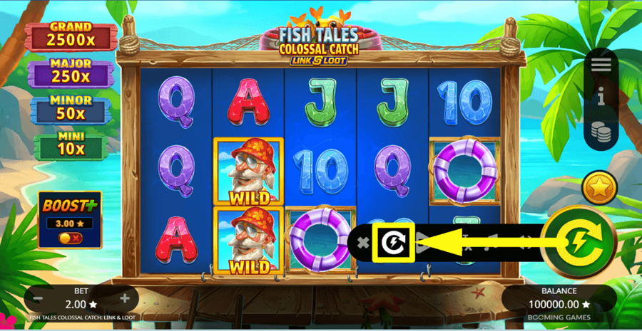 Fish Tales Colossal Catch Link And Loot Turbo Feature