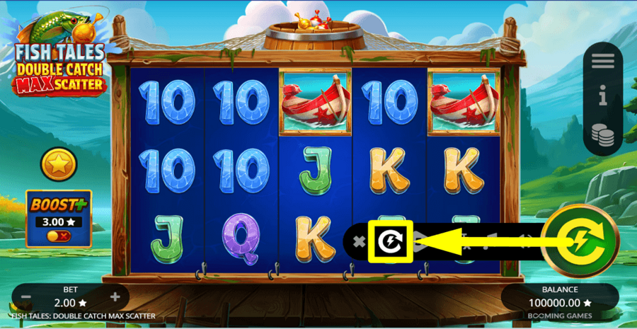 Fish Tales Double Catch Max Scatter Turbo Feature