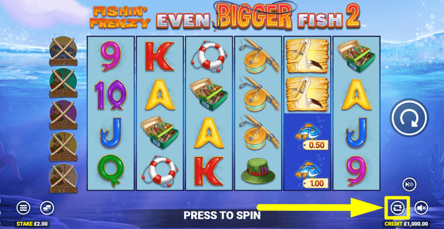 Fishin Frenzy Even Bigger Fish 2 Autoplay Feature