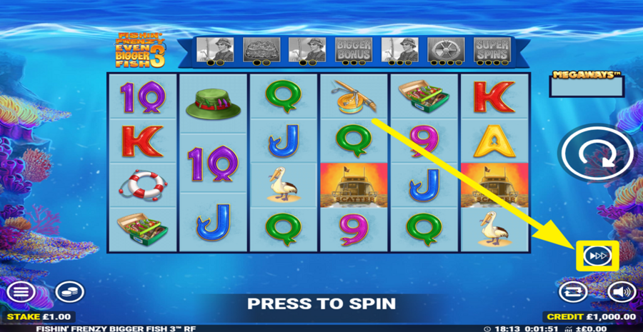 Fishin Frenzy Even Bigger Fish 3 Rapid Fire Jackpots Turbo