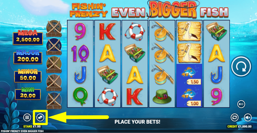 Fishin Frenzy Even Bigger Fish Slot Review, Bonuses & Free Play (95% RTP)