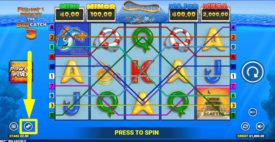 Fishin Frenzy The Big Catch 3 Bet Value