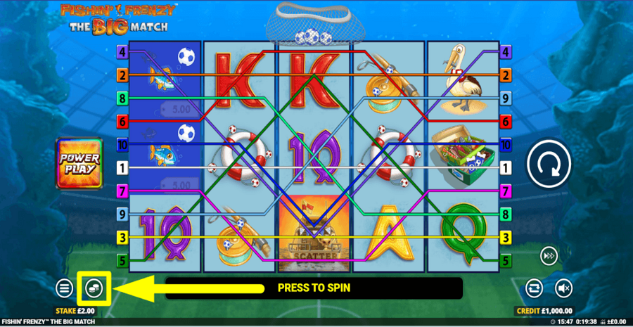 Fishin Frenzy The Big Match Bet Value