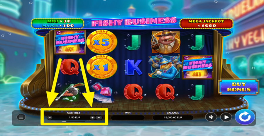 Fishy Business Adjust Bet