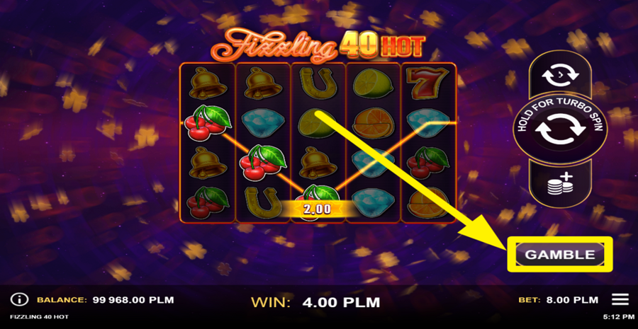 Fizzling 40 Hot Gamble