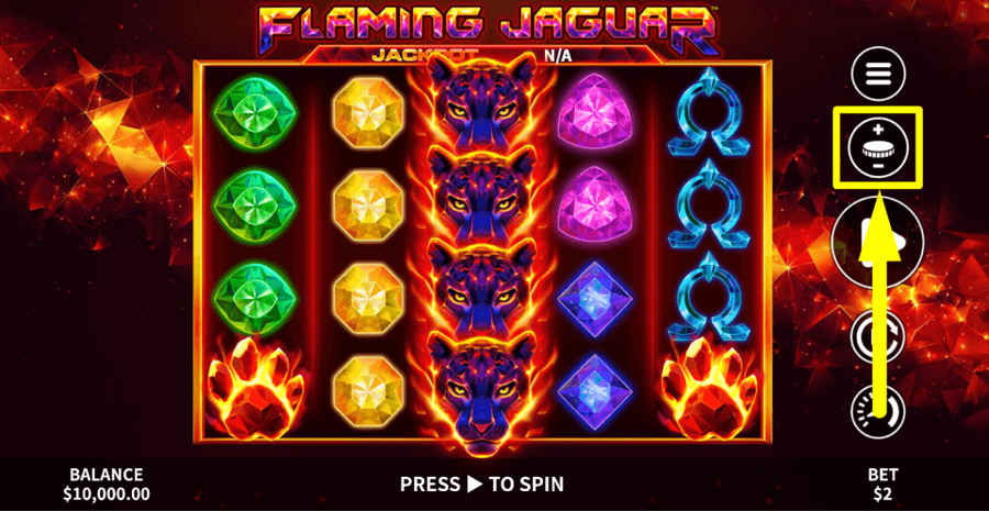 Flaming Jaguar Bet Value