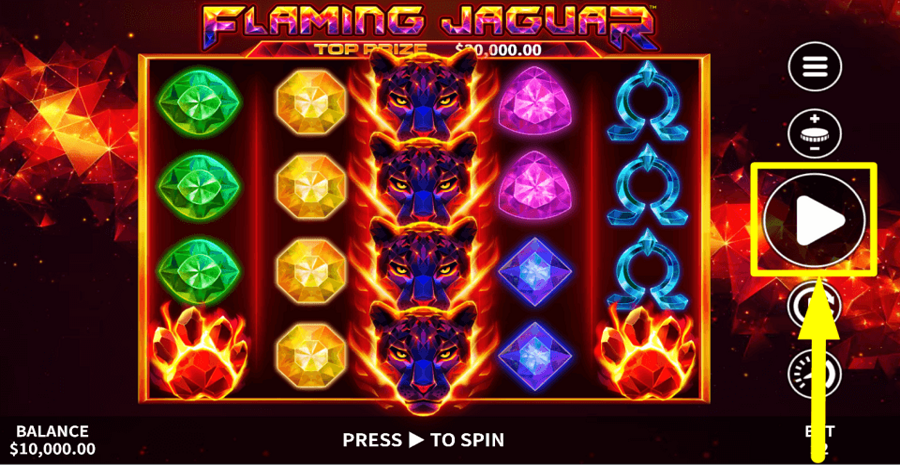 Flaming Jaguar No Pjp Play Button