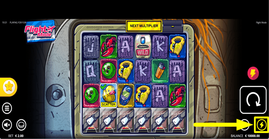 Flight Mode Turbo Feature