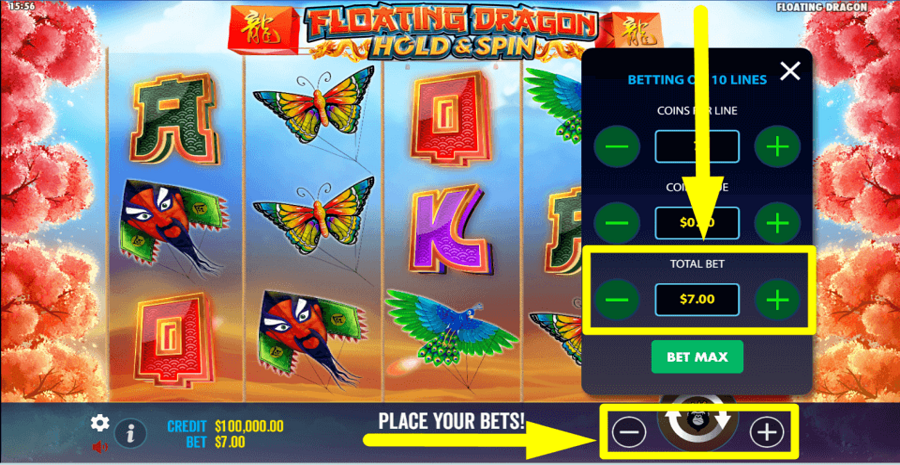 Floating Dragon Hold and Spin Slot Review, Bonuses & Free Play (96.71% RTP)