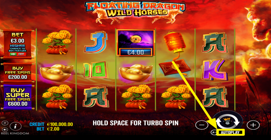 Floating Dragon Wild Horses Autoplay