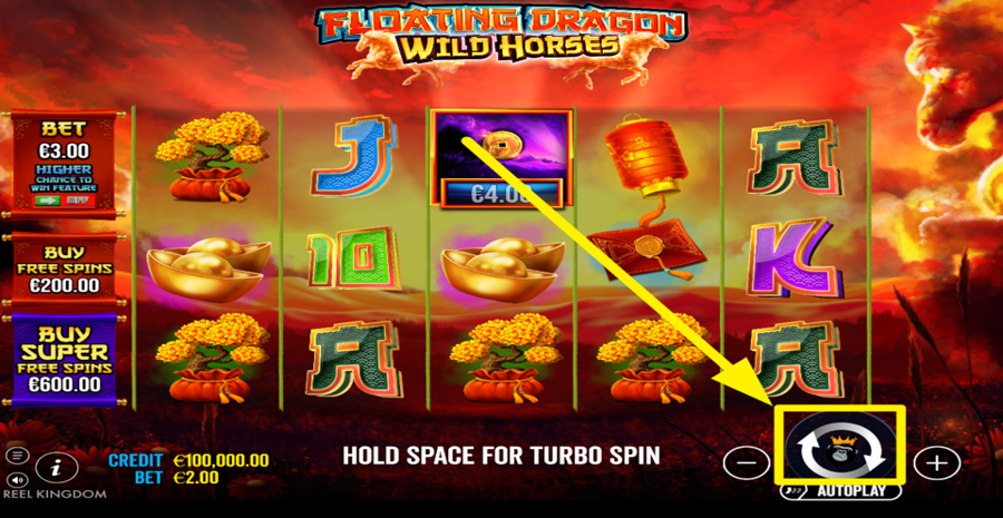 Floating Dragon Wild Horses Spin