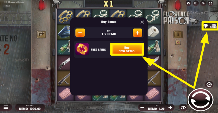Florence Prison Buy Bonus