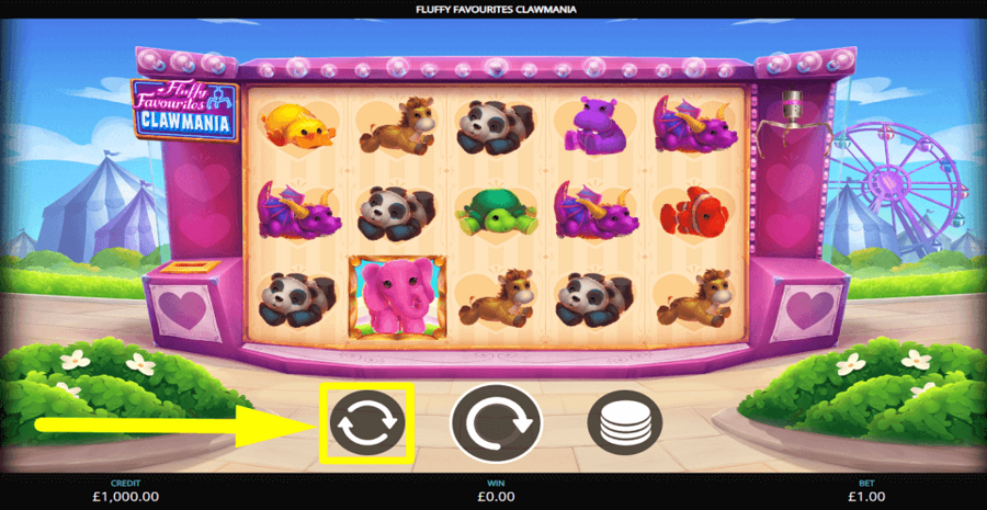 Fluffy Favourites Clawmania Autoplay Feature