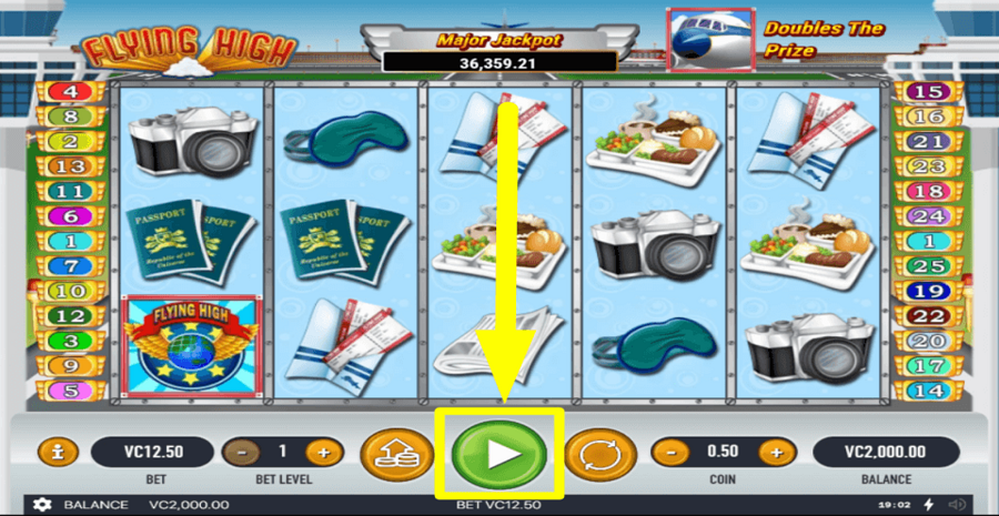 Flying High Play Button