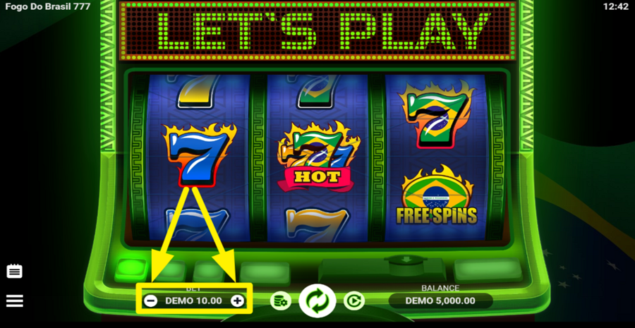 Fogo Do Brasil 777 Adjust Bet