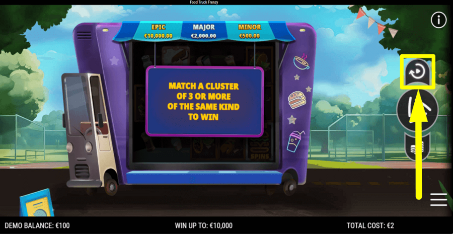 Food Truck Frenzy Autoplay Feature