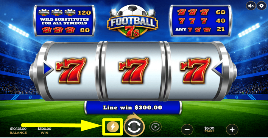 Football 7s Turbo Feature