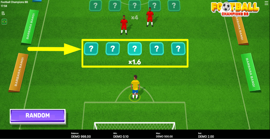 Football Champions Bb Box Choice