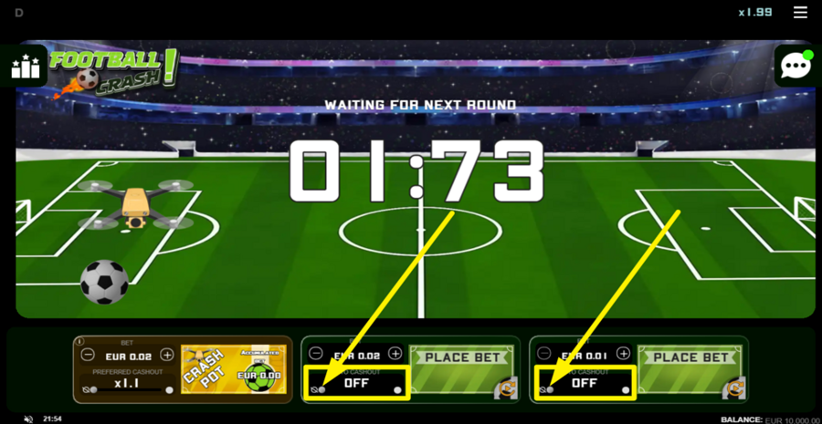 Football Crash Auto Cashout